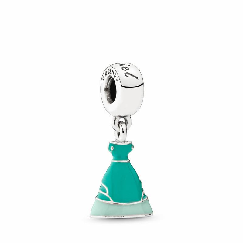 Pandora Disney Ariel's Dress Dangle Charm Silver Egypt FZ0139784
